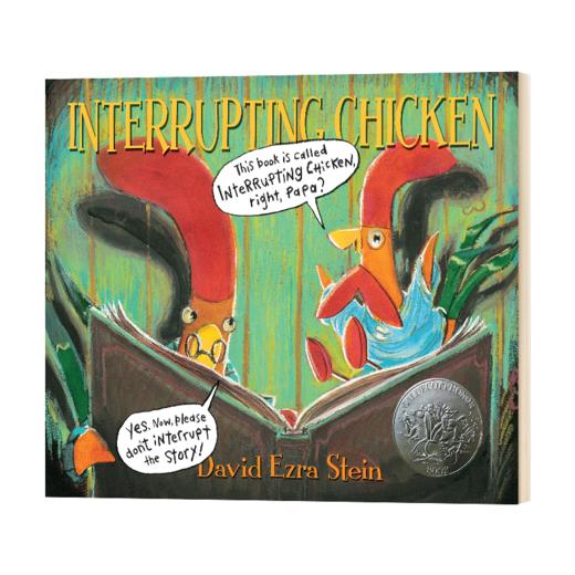 爱打岔的小鸡 英文原版 Interrupting Chicken  2011年凯迪克大奖绘本 英文版 进英语书籍 商品图1