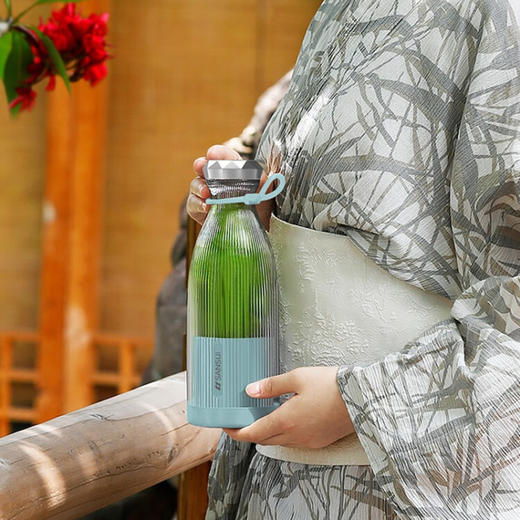 山水（SANSUI） 便携果汁机 SH-A5 天蓝色 商品图3