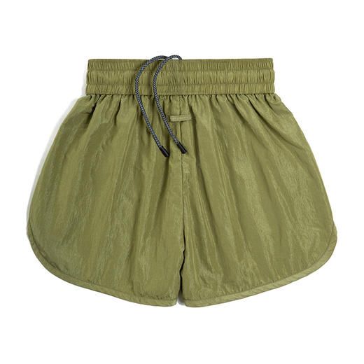 马登女装 美式休闲运动短裤百搭显瘦松紧裤简约纯色基础款短裤夏 商品图10