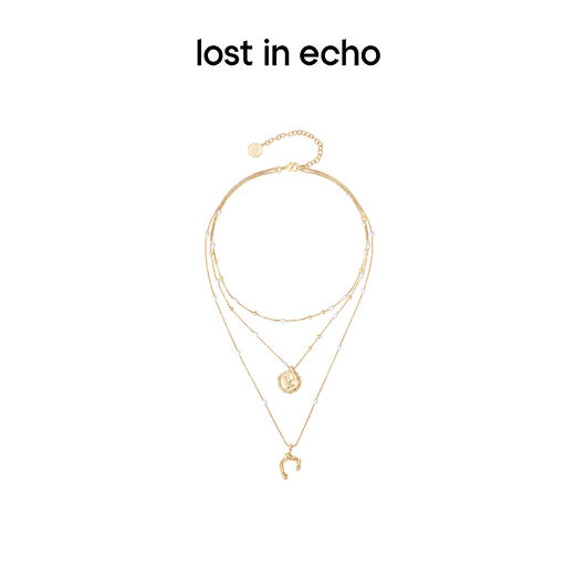 lost in echo原创设计师款外星遗迹系列出土银币多层层叠项链小众 商品图4