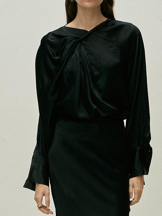 Viktoria Chan | SS23079 Nika knot blouse [ 衬衫  ] 商品图8