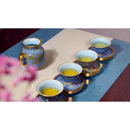 华祥苑茶具 钧临天下 全家福26头精致钧瓷茶具套组 商品图3