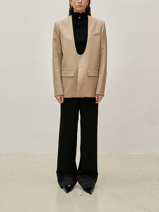 Viktoria Chan | SS23078 Ronja flowy trousers [长裤 黑 ] 商品图1