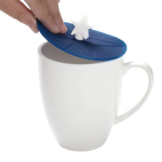 硅胶杯盖 粉色/灰色/海军蓝 商品图0