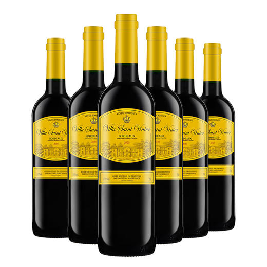 【深圳免税】圣菲尔城堡红葡萄酒 750ml*6 法国波尔多AOC级 商品图0