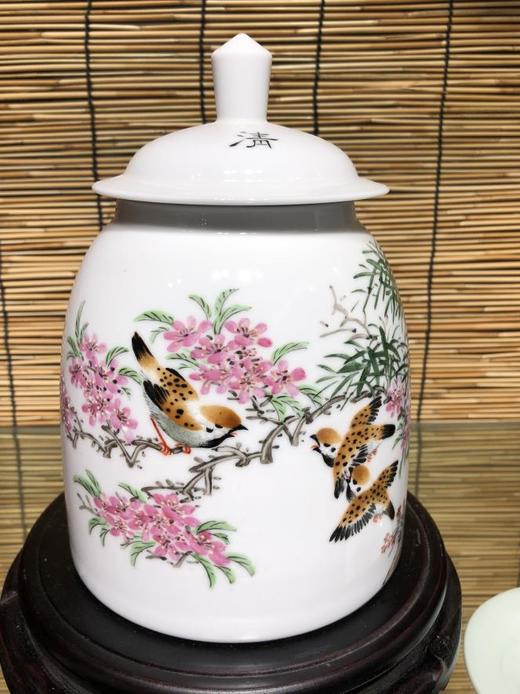新分结合春和景明茶叶罐（有鸟） 商品图0