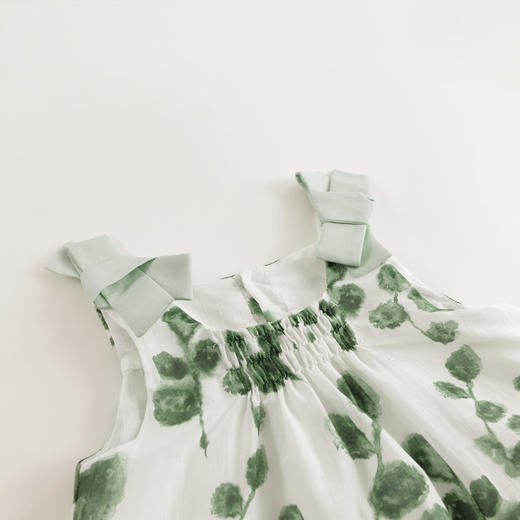 【马克珍妮 芦芙系列】夏装 女童棉真丝吊带套装231103 商品图4