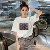 2023春夏季新款100%纯棉短袖ins风潮流情侣印花t恤美式街头百搭 商品缩略图13