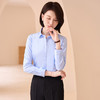 【专柜定制款 竹纤维】罗蒙春夏女装长袖衬衫女士正装商务通勤职业百搭刺绣衬衣女 商品缩略图3