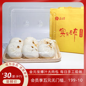 【积分兑换】爆汁大肉包 馅料饱满 纯手工包制