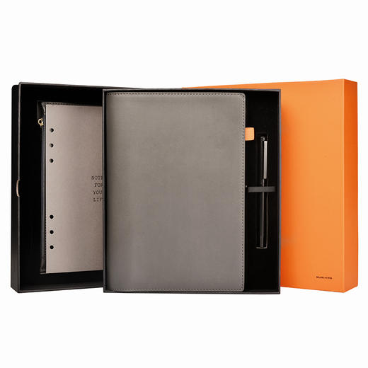 【采购专享】凯撒系列 活页笔记本礼盒（灰） 商品图3