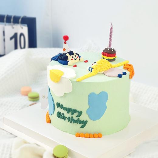 烤爱·生日蛋糕系列·情侣手绘·多口味可选·聚会情人节纪念日生日节日【仅限深圳同城配送】 商品图2