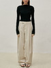 Viktoria Chan | SS23012 Astrid pleated trousers[ 长裤 黑 / 白 / 浅米 ] 商品缩略图4
