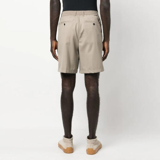 EMPORIO ARMANI 阿玛尼 男士防撕裂羊毛混纺奇诺板休闲短裤 卡其色 3R1PC1 1NRBZ 0144 商品图2