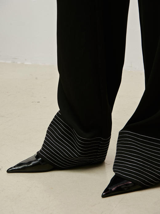 Viktoria Chan | SS23078 Ronja flowy trousers [长裤 黑 ] 商品图3