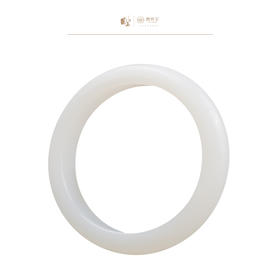 新疆国玉盟世玉和田玉羊脂玉手镯圈口59【带证书·顺丰物流】