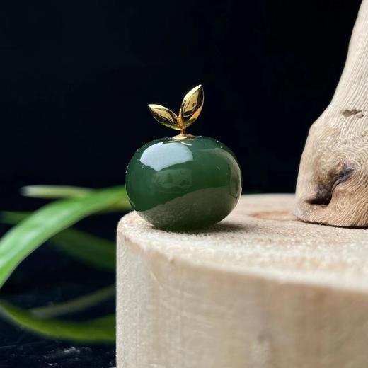 18K碧玉吊坠-苹果珠 商品图0