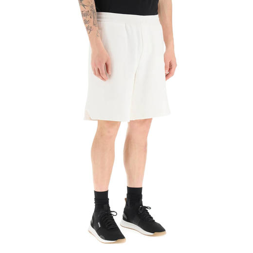 EMPORIO ARMANI 阿玛尼 男士棉质休闲短裤 白色 3R1PV8 1JWPZ 0101 商品图1