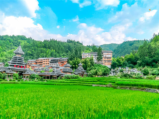 五一5日【贵州山水火车】黔东南经典线路の黄果树瀑布-青岩古镇-夜郎谷-荔波小七孔-西江苗寨 商品图2