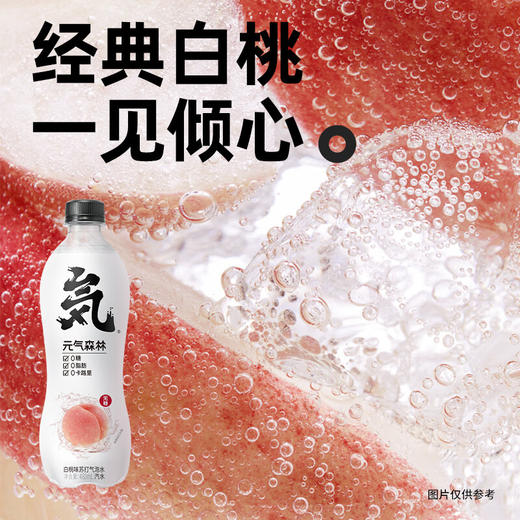 元气森林白桃味苏打气泡水（汽水）480ml*15 整箱-LZY 商品图2