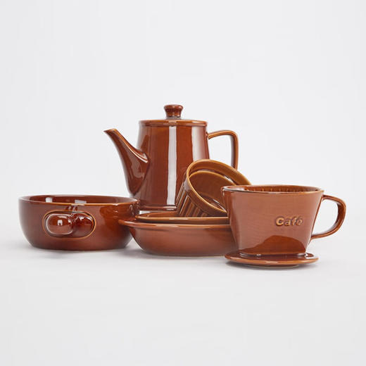 烤箱适用多用单柄盘 焦糖 商品图3