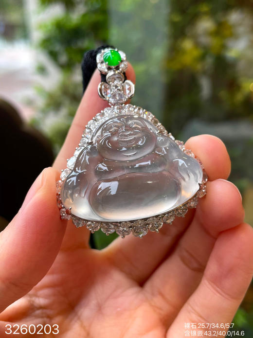 玻璃佛公吊坠【3260203】具体价格微信咨询 商品图1