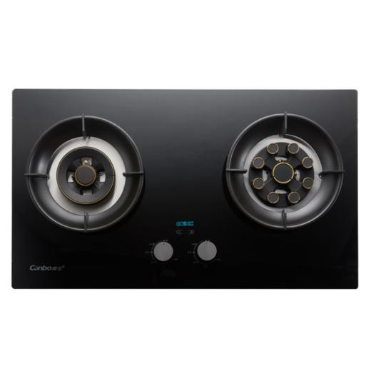 康宝（Canbo） 天然气 嵌入式 双眼节能燃气灶 超大火力 台嵌两用 JZT-Q252-B313 （液） 商品图1