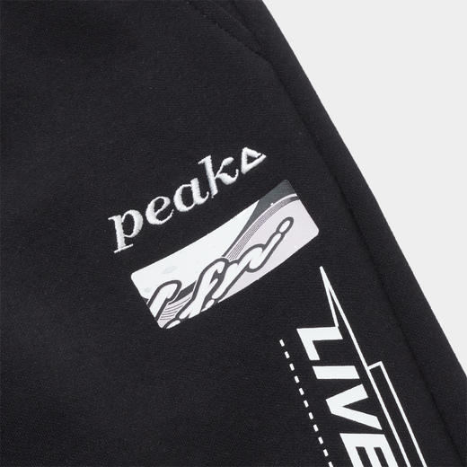 匹克女子冬季潮流宽松梭织长裤F3224018 商品图2