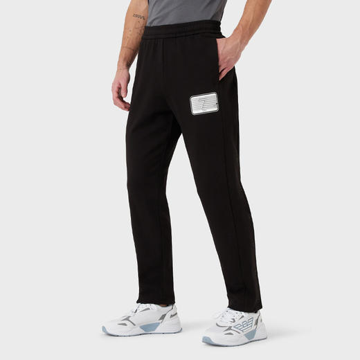 EMPORIO ARMANI EA7 阿玛尼 男士 Graphic 系列棉质休闲运动裤 黑色 3RPP63 PJEQZ 1200 商品图2