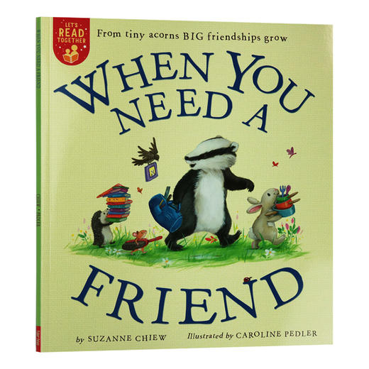 英文原版绘本 When You Need a Friend 当你需要朋友的时候 Let's Read Together系列1 英文版 商品图0