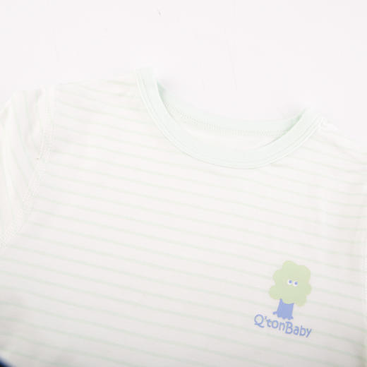 棉果果商场同款春季新品条纹莫代尔套头套装140-160码套装M101302423114 商品图4