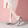 优雅百搭，尖头真皮高跟凉拖YSML-A067-053-1 商品缩略图3