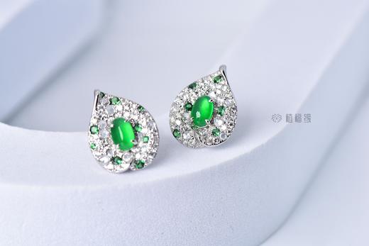 【掌上明珠】甜美红掌满绿耳钉    EZ12211081 商品图3
