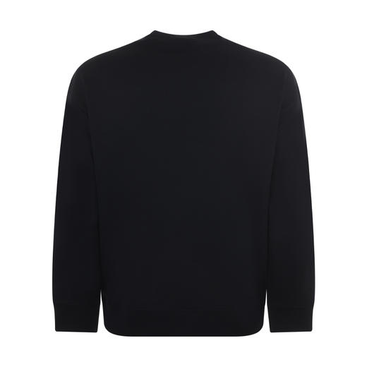 EMPORIO ARMANI 阿玛尼 男士棉质老鹰徽标印花圆领长袖卫衣 黑色 3R1MDH 1JHSZ 0094 商品图2
