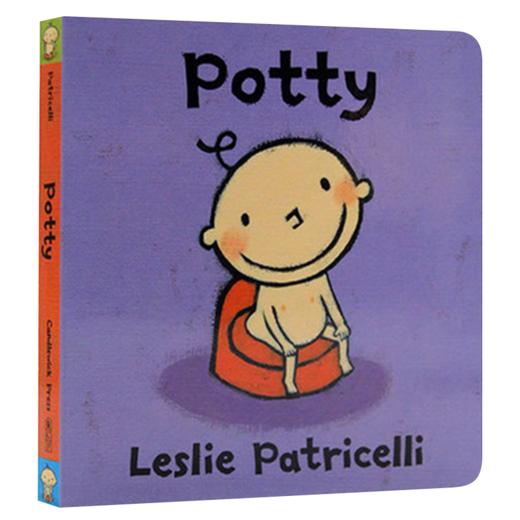 英文原版 Potty 上厕所 一根毛脏小孩系列绘本 幼儿英语启蒙纸板书 Leslie Patricelli 培养宝宝上厕所 英文版进口原版书籍 商品图3
