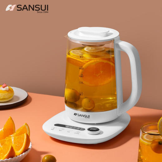 山水（SANSUI） 养生壶KT-1836 白色 商品图1