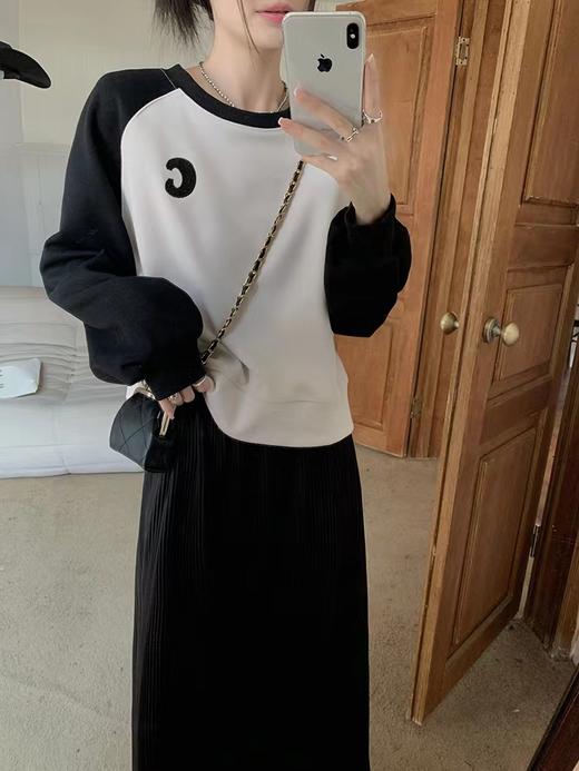 【GZ】无忧购美式圆领华棉复古牛奶丝时尚正肩卫衣5017（截单后7天发货) 商品图2