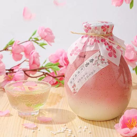 抖音高颜值酒果味黄酒桃花醉少女心甜酒送礼500ml*2瓶装 桃花酿 桃花醉/青梅/柚子/葡萄/蓝莓/花雕20年陈 小酌怡情    送精美礼袋 商品图0