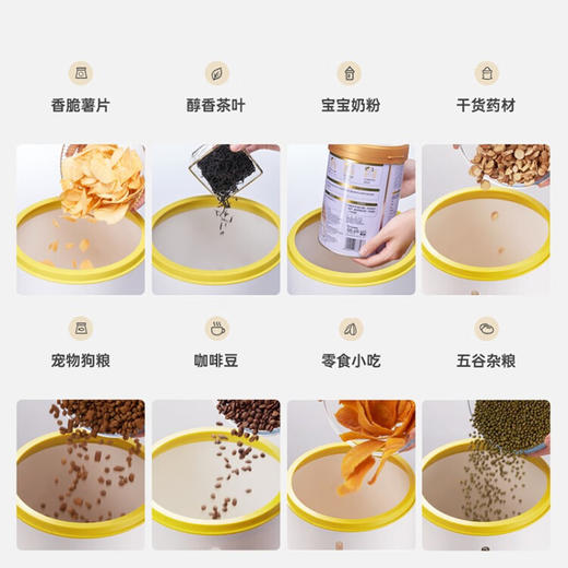 山水（SANSUI）智能真空食物处理机储物桶 白色 商品图5