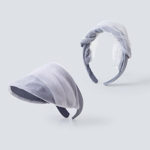 王子文网纱发箍防晒帽百搭空顶遮阳帽出游优雅时尚遮脸夏季太阳帽 商品图2