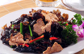 热菜教程-木耳炒肉