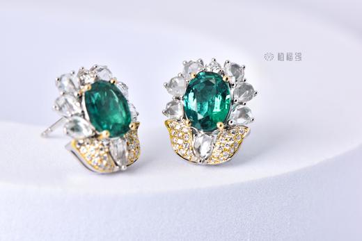【风华绝代】祖母绿珍珠流苏耳坠    CB12212151 商品图13