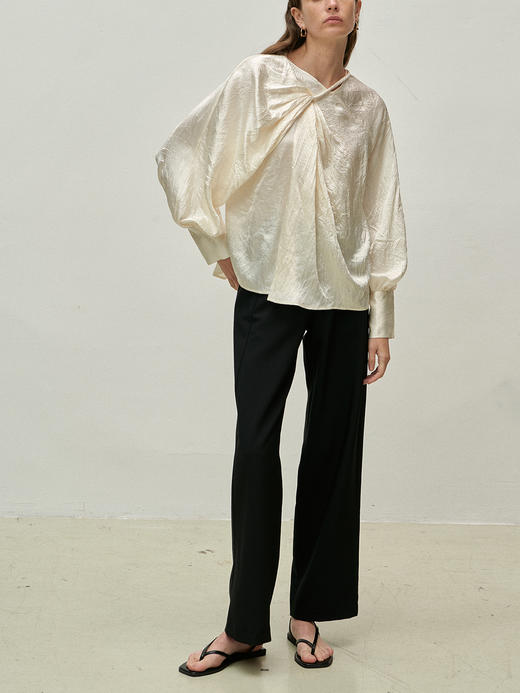 Viktoria Chan | SS23079 Nika knot blouse [ 衬衫  ] 商品图2