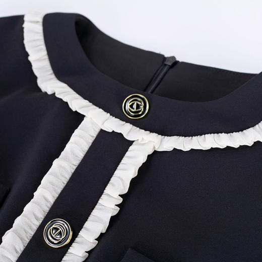 NF845斯尔丽瑟俪2023春夏新品撞色时尚活力连衣裙 商品图4