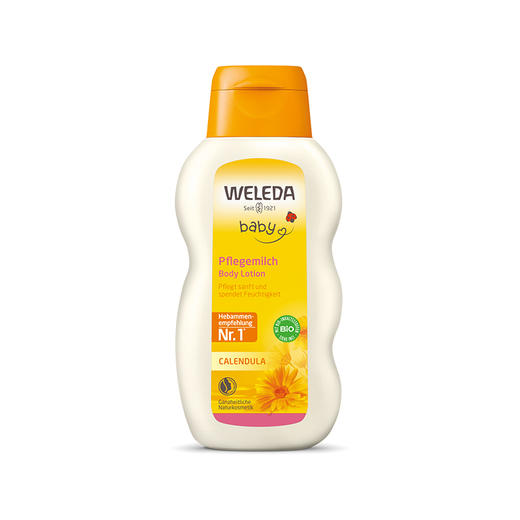 【宁波保税】Weleda维蕾德 金盏花婴儿润肤乳液 200ml/瓶 商品图1