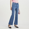 谜底牛仔喇叭裤女2023夏新款复古高腰时尚修身喇叭长裤232MK0687 商品缩略图1