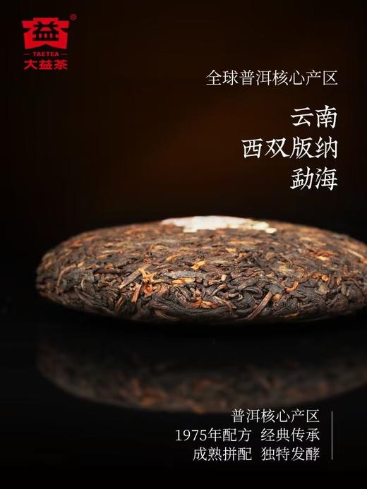 大益经典7572 云南普洱茶熟茶饼茶150g 商品图3