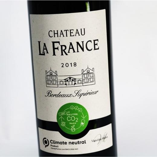 法兰西古生态特酿干红2018Chateau La France Cuvée Neutre Carbon Bordeaux Supérieur 商品图1