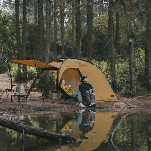 Naturehike挪客沙丘7.6 一室一厅帐篷露营帐篷天幕户外轻量化野营装备防雨防晒一室一厅 商品图1