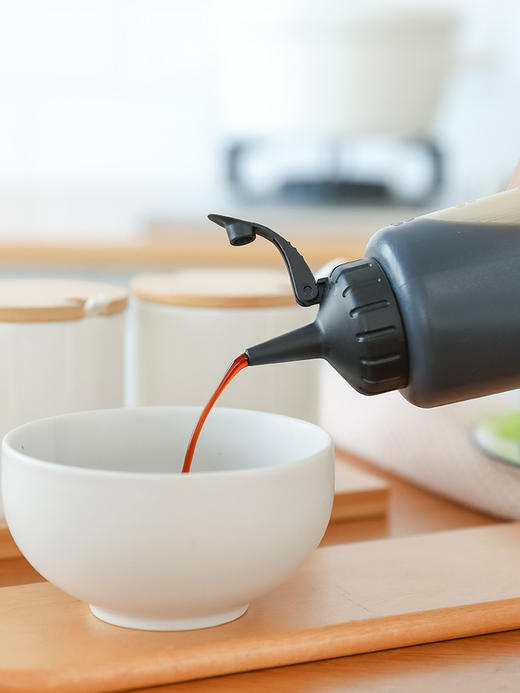 两个更实惠【告别凌乱，专注收纳厨房】342挤压油壶调料瓶酱油瓶调味瓶调味罐沙拉酱瓶塑料挤压式油瓶 商品图2